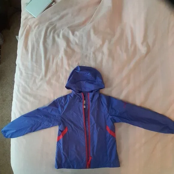 LIGHTWEIGHT COTTON LINED JACKET WINDBRAKER SIZE 7 - Picture 2 of 7